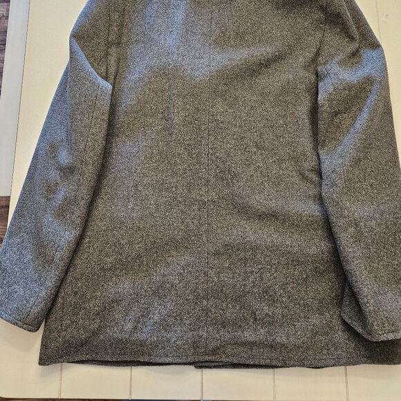 J.Crew Men's Grey Double Breasted Wool Blend Pea Coat XLarge - Picture 7 of 8